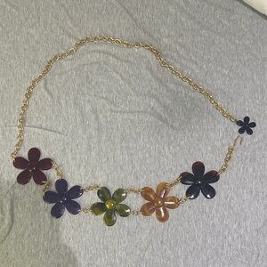 Gold Chain Flower Belt